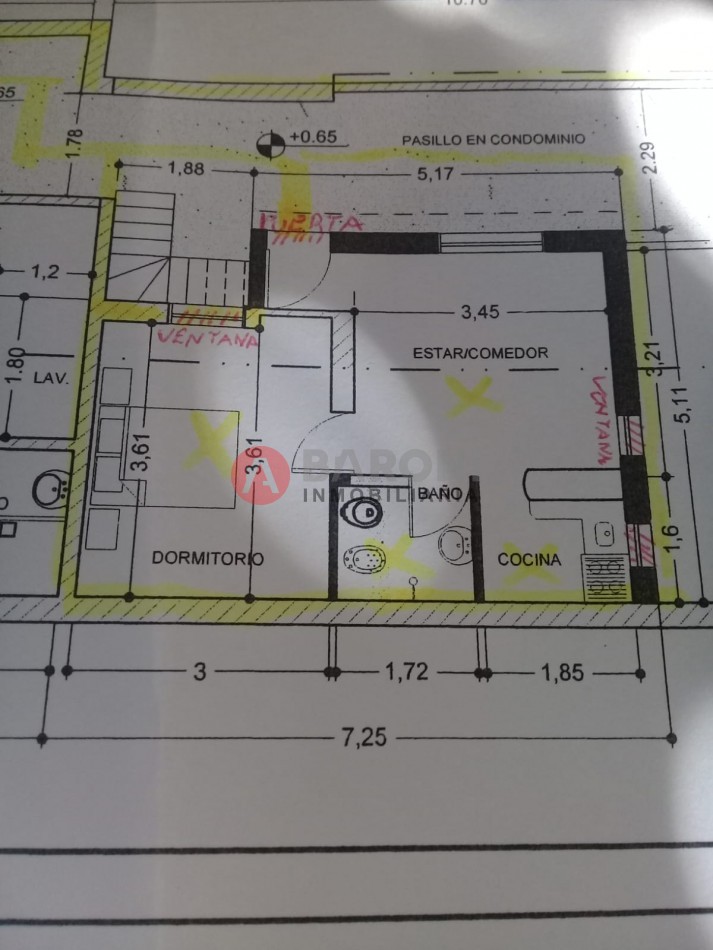 SE VENDE DEPARTAMENTO ZONA CENTRO EN SAN JUSTO ( SANTA FE ).