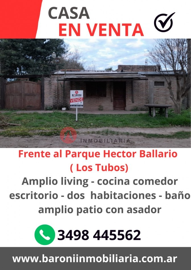 Casa y terreno en venta / consulte precio.