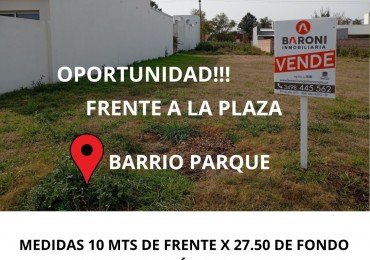 LOTE EN VENTA - BARRIO PARQUE SAN JUSTO